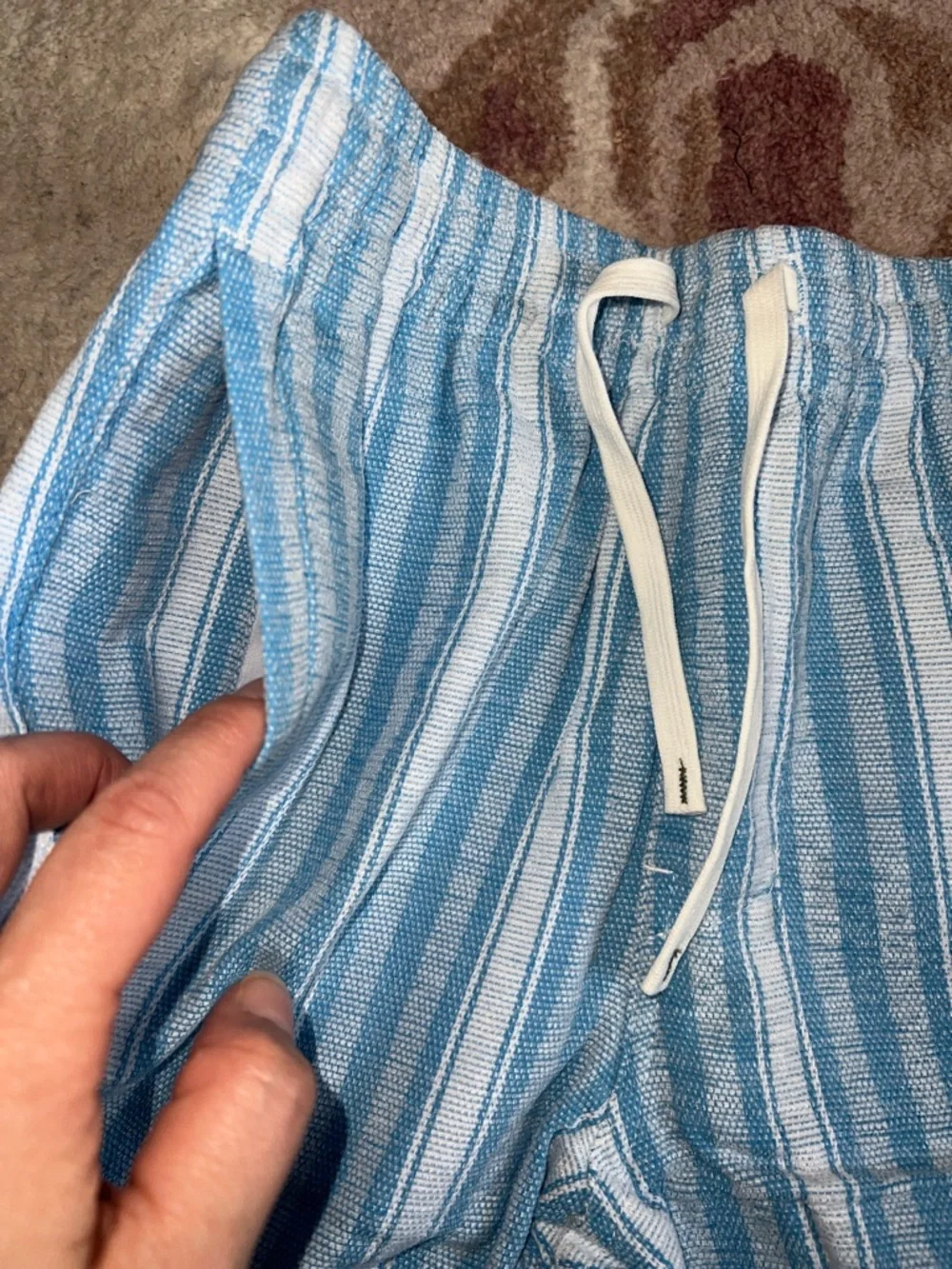 NEW Univibe Light Blue & White Striped Kids Shorts